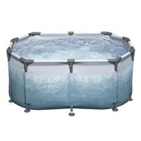 Ledo vonia, karkasinis Bestway 6002N, pilka sp. 150 cm x 90 cm x 65 cm