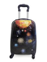 Vaikiškas lagaminas Marko Solar System, juoda sp./įvairių spalvų, 32 l, 32 x 23 x 48 cm