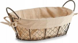 Pintinė duonai Zeller Country, tekstilė/metalas, 30 cm x 21 cm