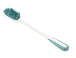 Indų plovimo šepetys Tescoma CleanKit, 30.5 cm, balta sp./žalia sp., plastikas/silikonas