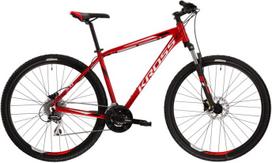 Dviratis kalnų Kross Hexagon 5.0, 27 ", S rėmas, juoda sp./raudona sp./pilka sp.