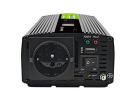 Įtampos keitiklis Green Cell INVGC12P500LCD, universalus, juoda sp., 12 V, 0 - 0.5 kW