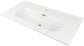 Vonios praustuvas Deante Tubo, keramika, 80 cm x 38.5 cm x 16 cm, balta sp.