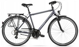 Dviratis turistinis Kross Trans 2.0, 28 ", XL rėmas, juoda sp./grafito sp.