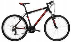 Dviratis kalnų Kross Hexagon ZZ, 26 ", M rėmas, juoda sp./raudona sp.