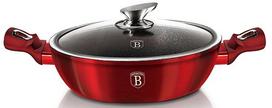 Puodas Berlinger Haus Metallic Line Burgundy Edition Metallic Line Burgundy Edition, Ø32 cm, 4.9 l, raudona sp.