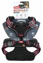 Petnešos šunims Zolux Bivouak, juoda sp./raudona sp., 205 mm x 170 mm, M