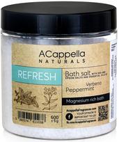 Vonios druska Acappella Refresh, 600 g