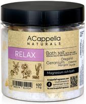 Vonios druska Acappella Relax, 600 g