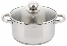 Puodas King Hoff Casserole With Lid, 18 cm, 2.1 l, nerūdijančiojo plieno sp.