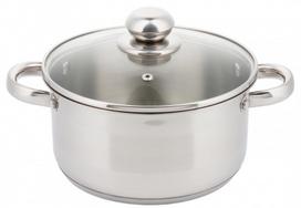 Puodas King Hoff Casserole With Lid, 12 cm, 0.5 l, nerūdijančiojo plieno sp.