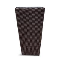 Gėlių vazonas Domoletti 53000011099, plastikinis, Ø 28 cm, ruda sp.