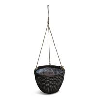 Pakabinamas gėlių vazonas Domoletti 53000011113, plastikinis, Ø 29 cm, ruda sp.