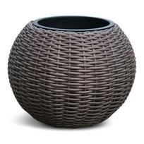 Gėlių vazonas Domoletti 53000011101, plastikinis, Ø 56 cm, ruda sp.