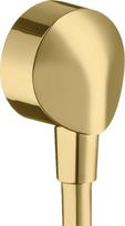 Dušo jungiamasis elementas Hansgrohe FixFit Wall outlet E Polished Gold Optic, 6 cm