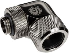 Perėjimas BitsPower Advanced Multi-Link Adapter connector 90 degrees G1/4 inch AG to 16mm AD Hardtube, 3.78 cm, pilka sp.