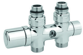 Vožtuvas radiatoriams Carlo Poletti Twinvalve 24-19, termostatinis, radiatoriams, 1/2''
