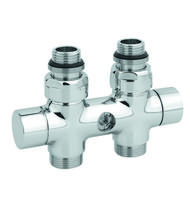 Vožtuvas radiatoriams Carlo Poletti Twinvalve 24-19, kombinuotas, radiatoriams, 1/2''