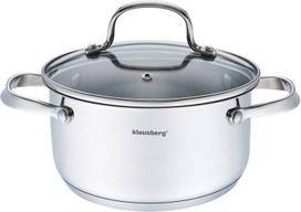 Puodas Klausberg KB-7212, 18 cm, 2.5 l, sidabro sp.
