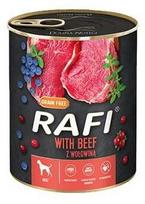 Šlapias šunų maistas Rafi With Beef, jautiena, 0.8 kg