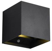 Šviestuvas Reality Talent, 1W, LED, IP44, juoda sp., 10 cm x 10 cm