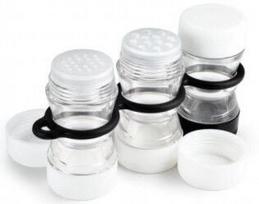 Prieskoninių rinkinys GSI Outdoors Ultralight Spice Rack 79495, skaidri sp., 23 ml, 11.9 cmx3.8 cm
