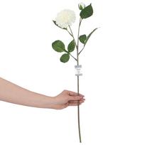 Dirbtinė gėlė, bijūnas AmeliaHome Piwoni White, balta sp./žalia sp., 62 cm x 4.2 cm