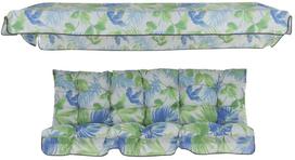 Lauko baldų pagalvė Patio Parma / Milano G044-11PB, mėlyna sp./žalia sp., 170 x 108 cm