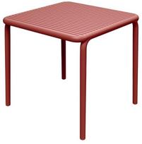 Lauko stalas Ferne Brene, raudona sp., 79.5 cm x 79.5 cm x 75.5 cm