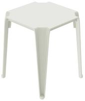 Lauko stalas Ferne Lottie, balta sp., 39.6 cm x 39.6 cm x 46.5 cm