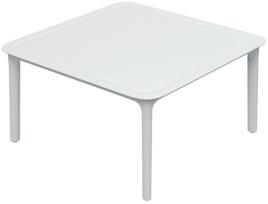 Lauko stalas Ferne Rimo, balta sp., 77.5 cm x 77.5 cm x 40.5 cm