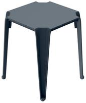 Lauko stalas Ferne Lottie, juoda sp., 39.6 cm x 39.6 cm x 46.5 cm