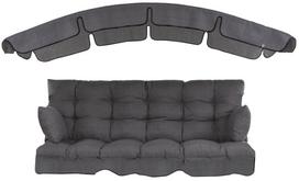 Lauko baldų pagalvė Patio Ravenna H024-07PB, juoda sp./pilka sp., 175 x 108 cm
