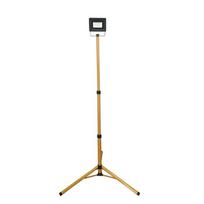Statybinis prožektorius su stovu, pastatomas Okko E023EE E023EI, 50 W, 4250 lm, 4000 °K, IP65, geltona sp.