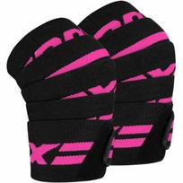 Tvarstis RDX Gym Knee Wrap, Universalus, juoda sp./rožinė sp.