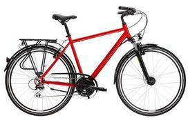 Dviratis turistinis Kross Trans 3.0, 28 ", S rėmas, juoda sp./raudona sp.