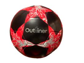 Futbolo kamuolys Outliner SMPVC4102A, 5 dydis, juoda sp./raudona sp.