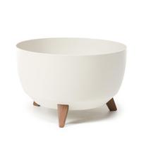 Gėlių vazonas Lamela Roma 881-74, plastikinis, Ø 40 cm, kreminė sp.