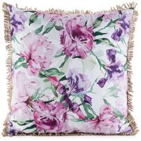 Dekoratyvinės pagalvėlės užvalkalas Garden, žalia sp./rožinė sp./violetinė sp., 45 cm x 45 cm