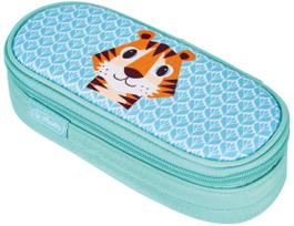 Penalas Herlitz Cute Animals Tiger, 21.5 cm x 9.5 cm, mėlyna sp.