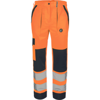 Darbo kelnės moterims Cerva Max Neo HV, oranžinė sp., 34 dydis