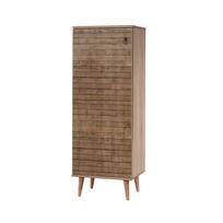Batų spintelė Kalune Design Filinta 728, ruda sp., 38 cm x 50 cm x 135 cm