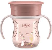 Vaikiškas puodelis Chicco Mix & Match Perferct, 200 ml, 1 m., plastikas, rožinė sp.