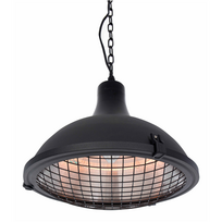 Infraraudonųjų spindulių šildytuvas Sunred Indus II Bright Hanging Black 2100, IND-2100H, 2.1 kW, Juoda sp.