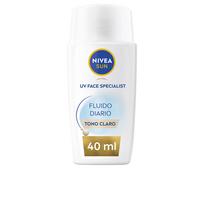 Priemonė įdegio priežiūrai veidui Nivea Daily Sun Fluid Light SPF50+, 40 ml