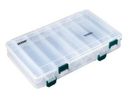 Žvejybinė dėžė Jaxon Double Side Box, 27 cm, skaidri sp.
