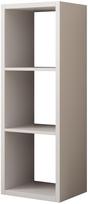 Knygų lentyna ADRK Cleo I, balta sp., 113.5 cm x 40.5 cm x 33 cm