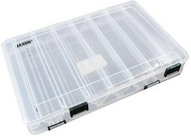 Žvejybinė dėžė Jaxon Double Side Box 6401041, 28 cm, skaidri sp.