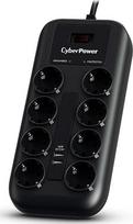 Buitinis ilgintuvas CyberPower, P0820SUF0-DE, 1.8 m, 8 lizdų, su jungikliu