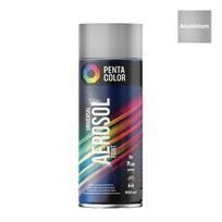 Aerozoliniai dažai Pentacolor Universal, paprastieji, aliuminio (ral 9006), 0.4 l